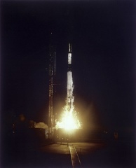 Start von Vanguard 3 auf dem SLV7 am 18. September 1959
