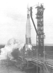Start von Ranger 5 auf Atlas-Agena