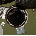 Blick auf den Mond aus Swesda 9. August 2003
