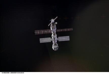 ISS mit Swesda, Sarja und Unity im September 2000