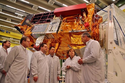 Merkel besucht EADS Astrium