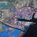 Der Hafen von Sendai in Japan, aufgenommen am 12. März 2011 von TerraSAR-X
