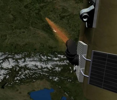 Laserkommunikationsterminal (LCT) an TerraSAR-X