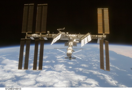 Die ISS am 23. Juni 2008