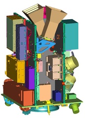 Illustration des internen Aufbaus von Proba 2