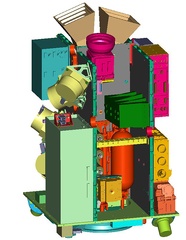 Illustration des internen Aufbaus von Proba 2