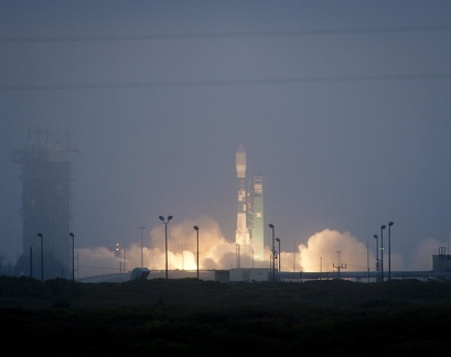 Start der Delta II mit Aquarius