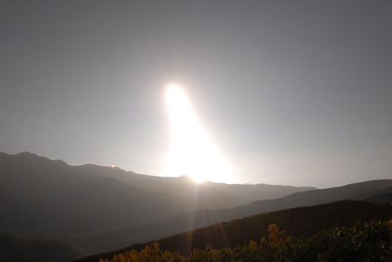 Minotaur I mit NROL-66 nach dem Start von der VAFB Februar 2011