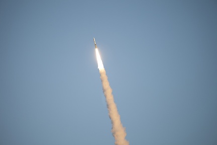 Minotaur I mit TacSat 3 nach dem Start am 19. Mai 2009 