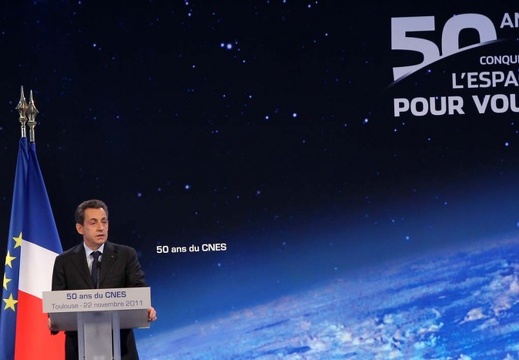 Sarkozy bei CNES