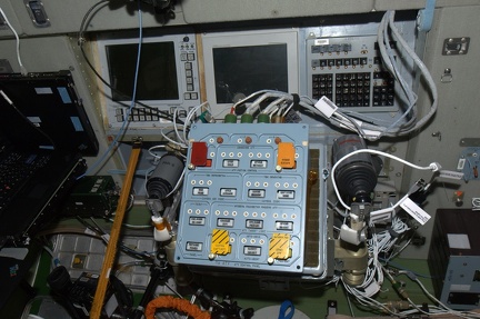 ATV Docking Control Panel an Bord der ISS