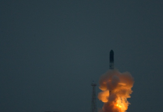 Start von Cryosat 2 auf der Dnepr D-14 am 8. April 2010