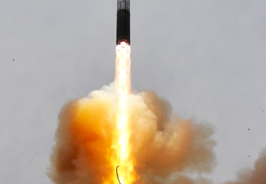 Start von Cryosat 2 auf der Dnepr D-14 am 8. April 2010
