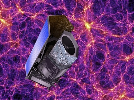 Weltraumteleskop Euclid - künstlerische Darstellung