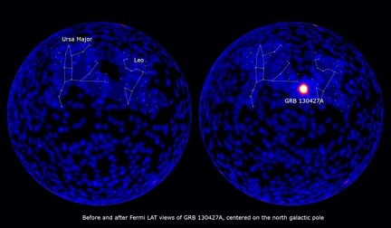 Der Gamma-Ray Burst, GRB 130427A