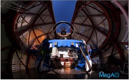  das&nbsp; Magellan Telescope mit&nbsp; MagAO’s Adaptive Secondary Mirror (ASM)