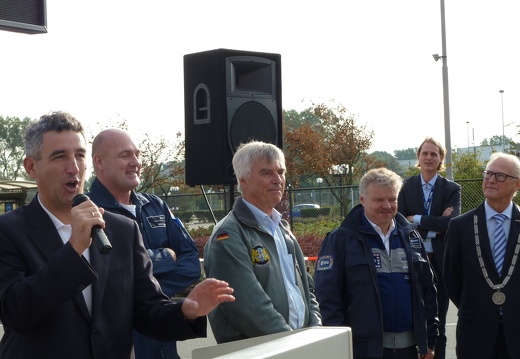 Direktor ESTEC, Astronauten, B&#252;rgermeister Noordwijk