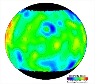 Der Zwergplanet Ceres in Infrarot