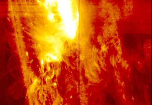 Das IRIS-Teleskop verfolgte zum ersten Mal eine gro&#223;e Sonneneruption