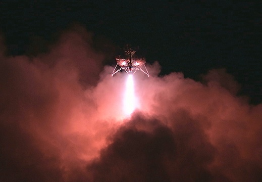 Morpheus Test Nachtflug