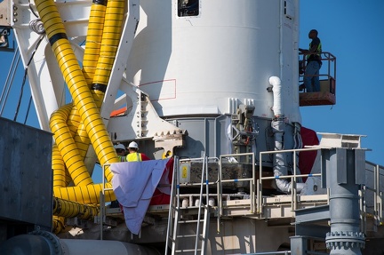 Antares auf dem Starttisch