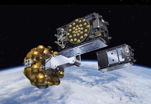 Galileo SAT 5-6 Satellites entering free-flight