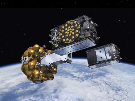 Galileo SAT 5-6 Satellites entering free-flight
