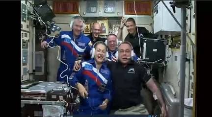 Sojus TMA-14M auf der ISS angekommen