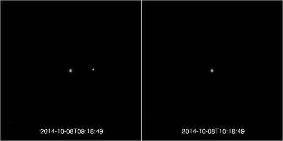 Die totale Mondfinsternis am 8.10.2014&nbsp; 