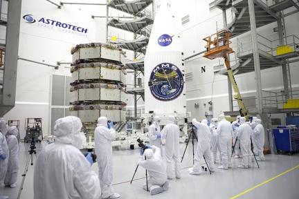 Fairing Magnetospheric Multiscale (MMS) im Astrotech