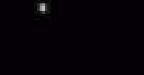 Pluto von New Horizons gesehen