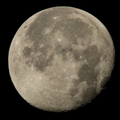 ISS Transit vor dem Mond