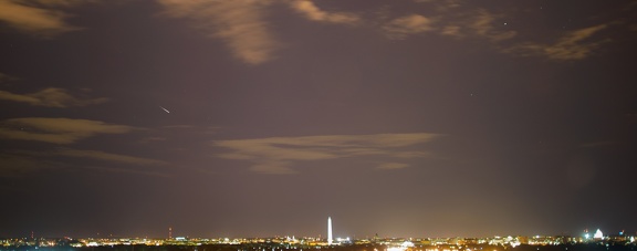 Perseiden Meteor Schauer über Washington