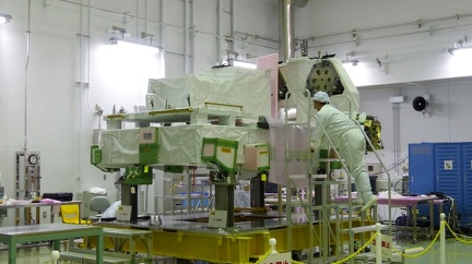 HTV-5 Integration CALET auf External Pallet