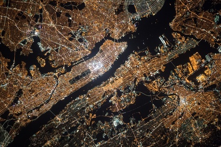 New York von ISS gesehen