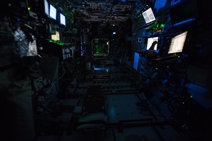 Nachts in der ISS