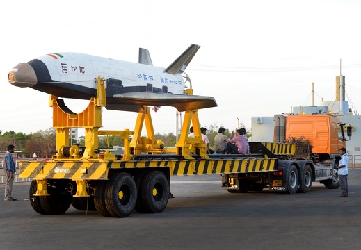 RLV-TD auf dem Weg zur Startrampe