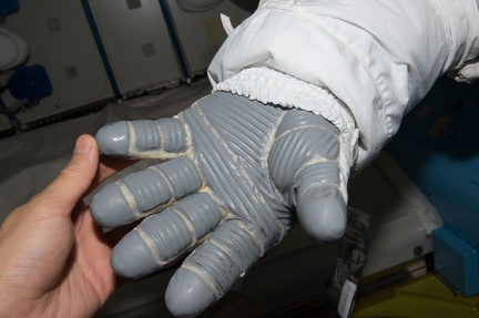 ISS EVA Glove Check
