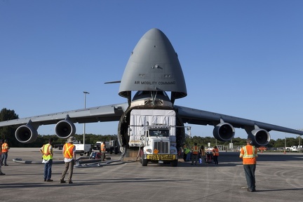 Anlieferung GOES-R (GOES-16) im KSC