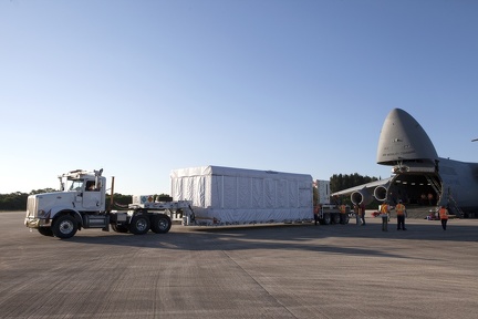 Anlieferung GOES-R (GOES-16) im KSC