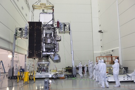 Anlieferung GOES-R (GOES-16) im AstroTech