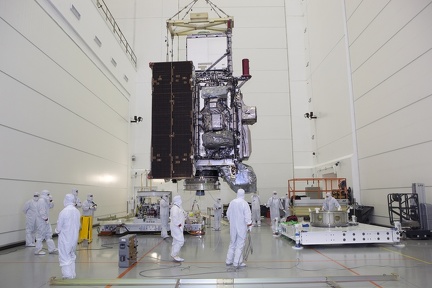 Anlieferung GOES-R (GOES-16) im AstroTech