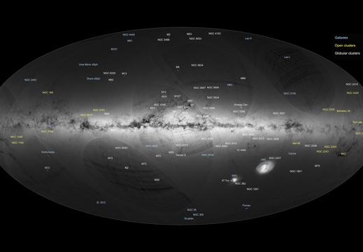 die erste Himmelskarte von GAIA
