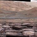 Die Farbabweichungen beim Mount Sharp. 