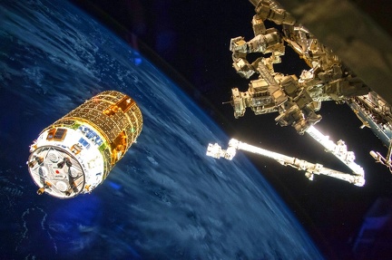 HTV-6 Kounotori - Ankunft