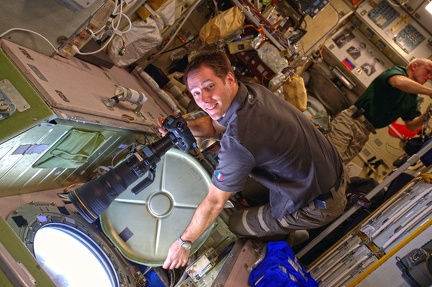 Fotoausrüstung auf der ISS