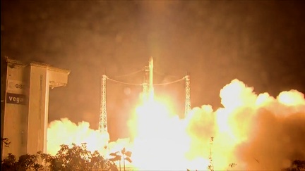 Vega VV09 mit Sentinel 2B - Start