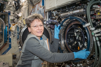 Peggy Whitson auf der ISS