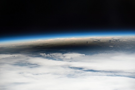 Totale Sofi 2017 von ISS gesehen