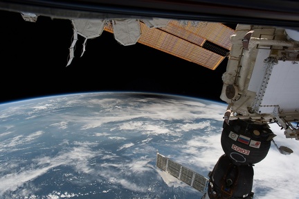 Totale Sonnenfinsternis 2017 von ISS gesehen 